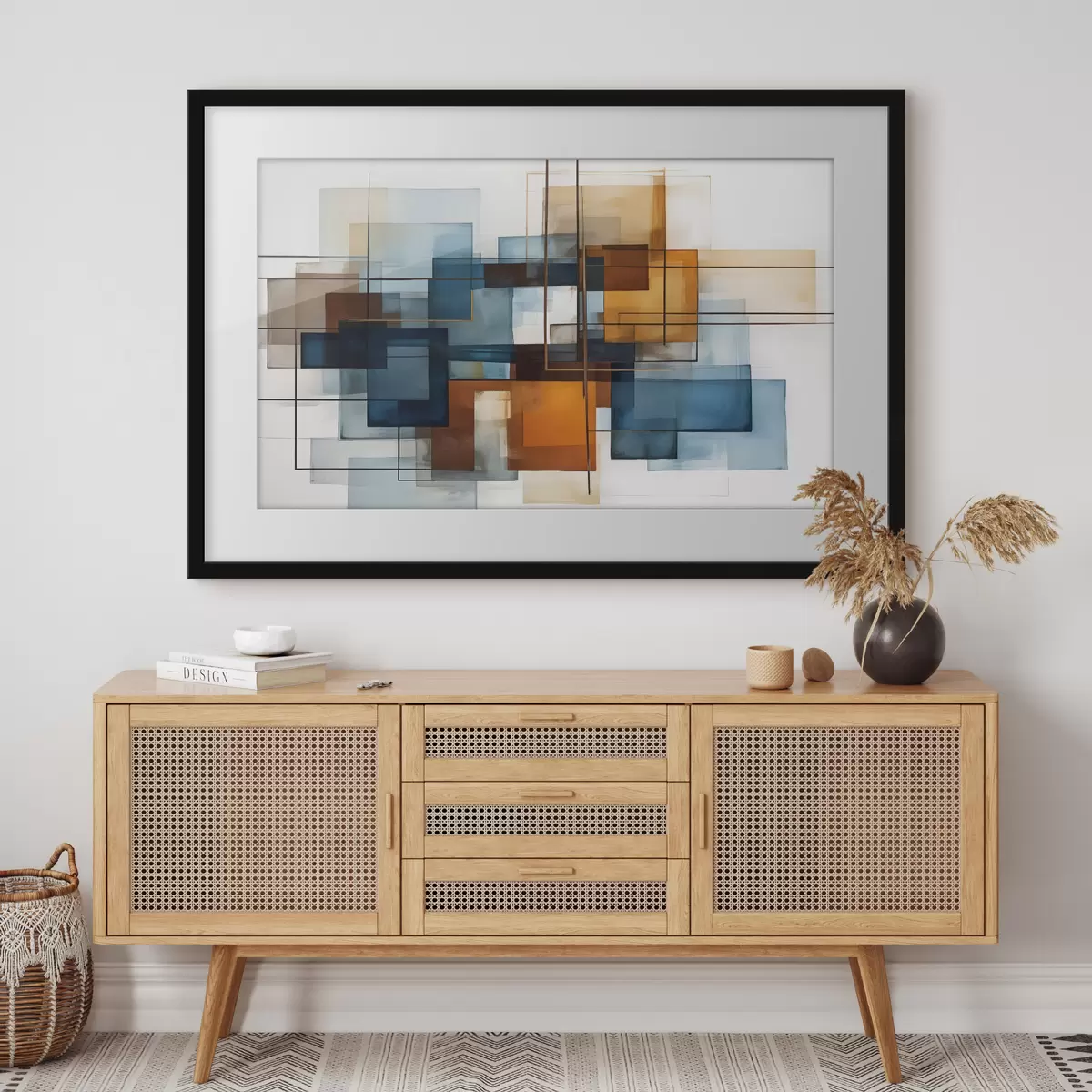 Poster Geometrie und Schwung f40563