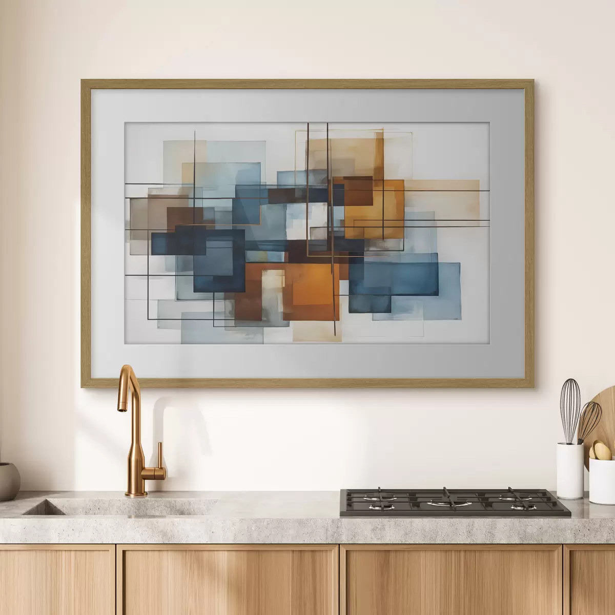 Poster Geometrie und Schwung f40563