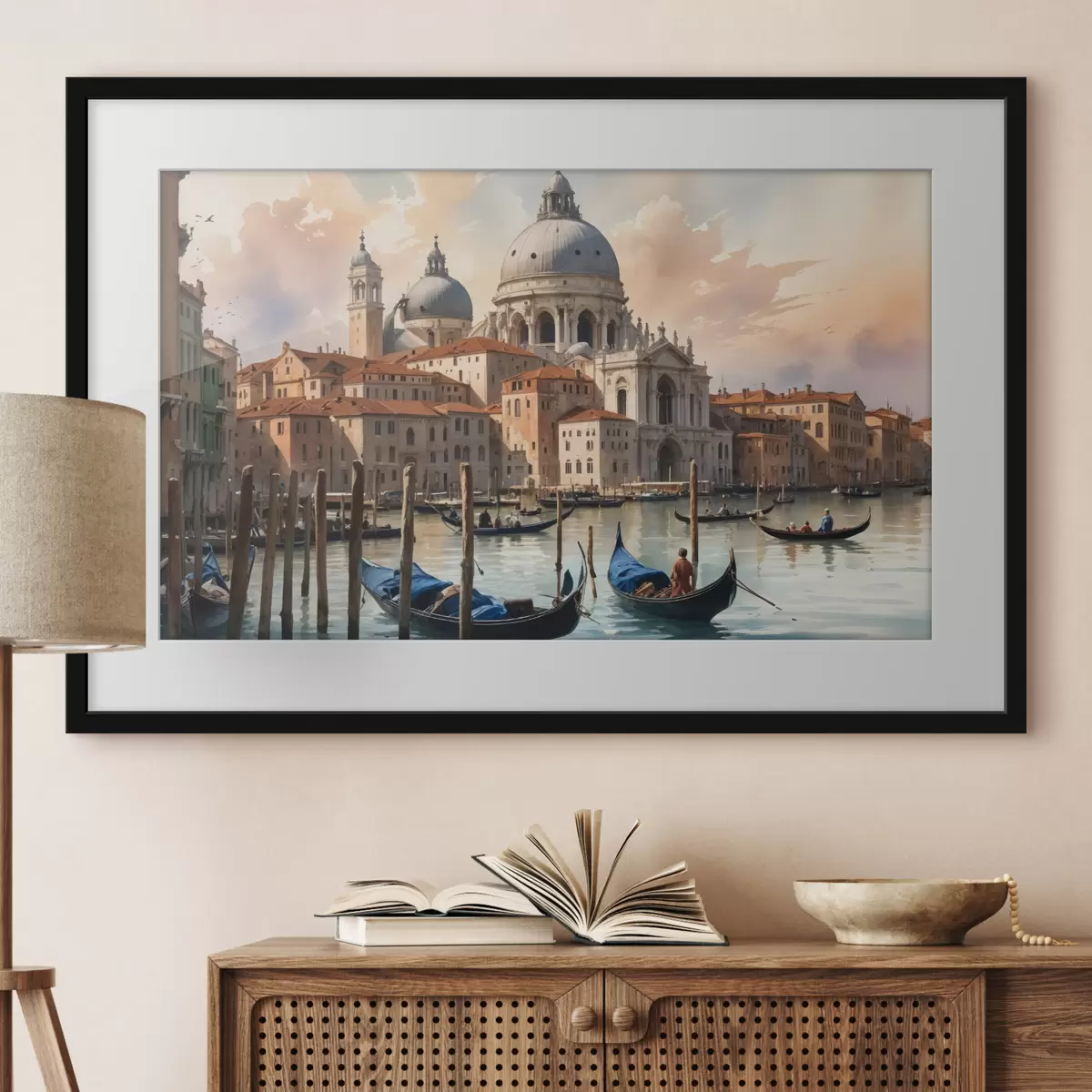 Poster Venezianische Strömung f40573
