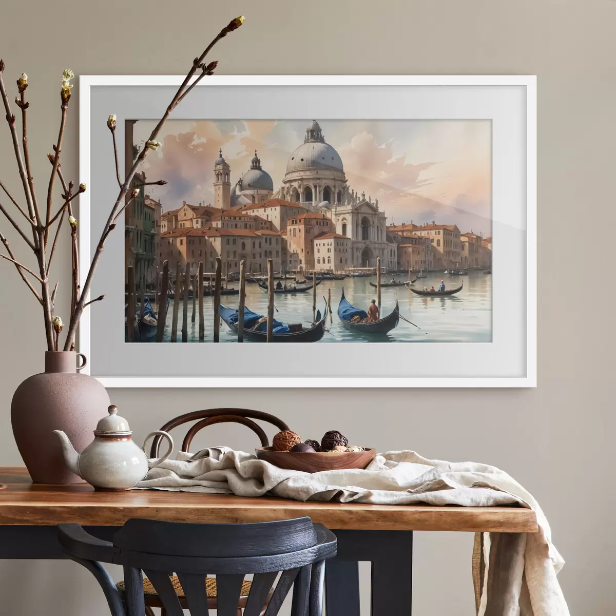 Poster Venezianische Strömung f40573
