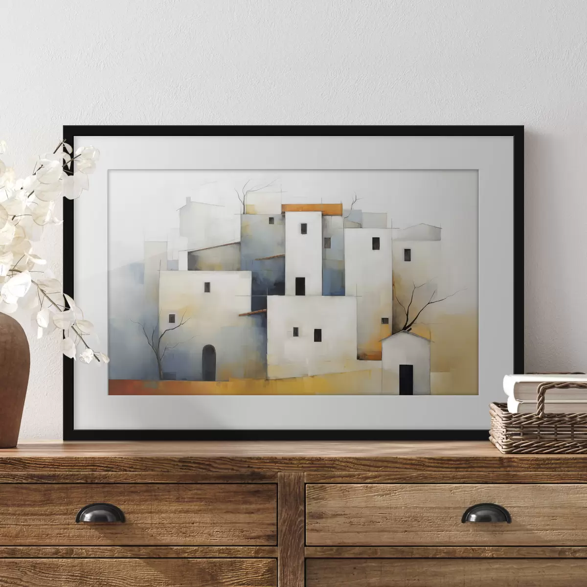 Poster Stadt und Tiefe f40531