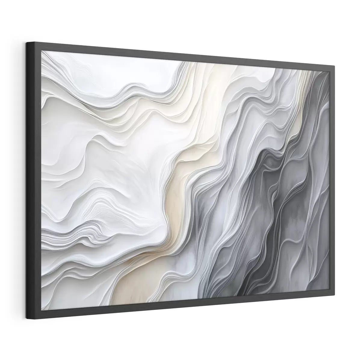 Poster Abstrakte Wellen mit Texturimitation f40507
