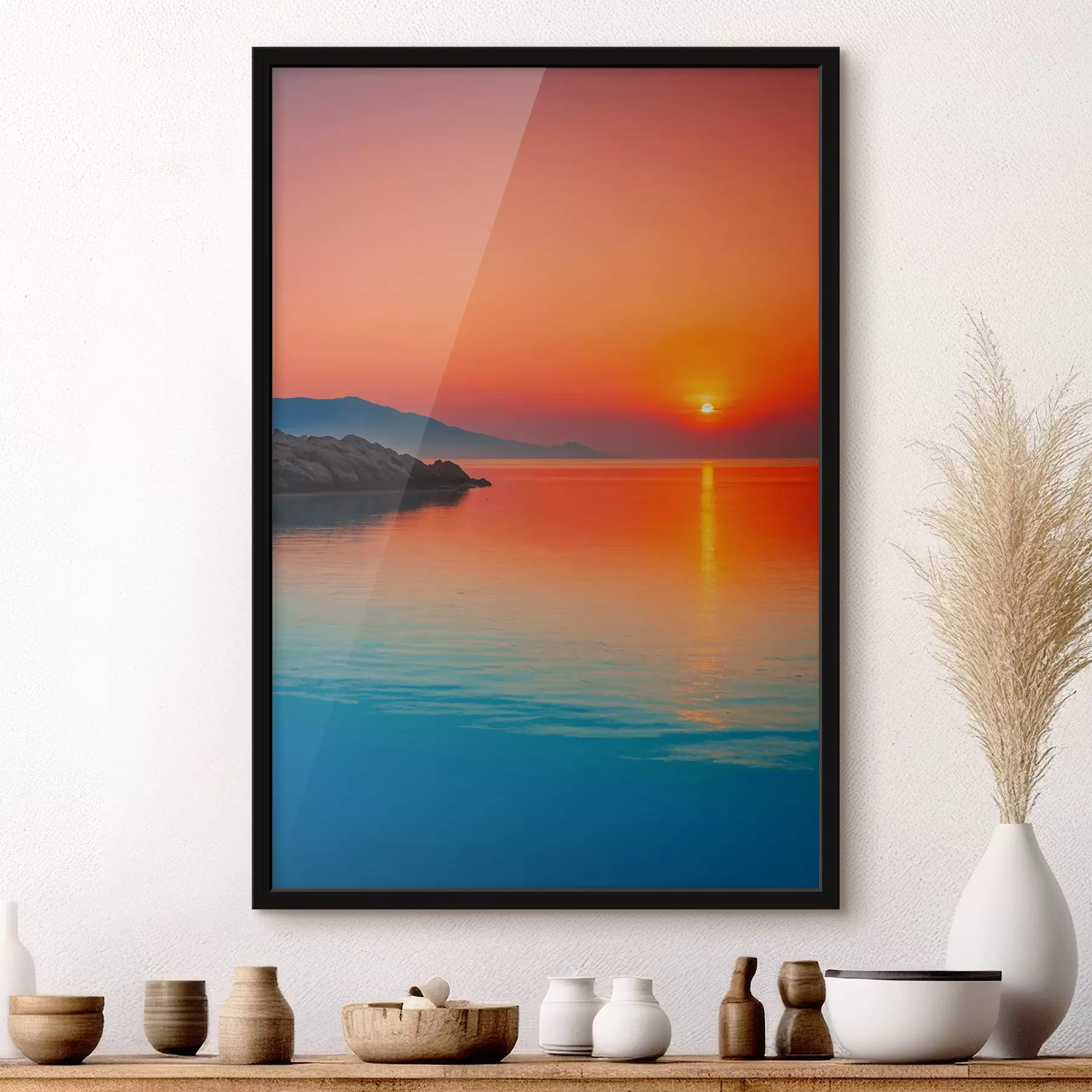 Fototapete Meer bei Sonnenuntergang f40464