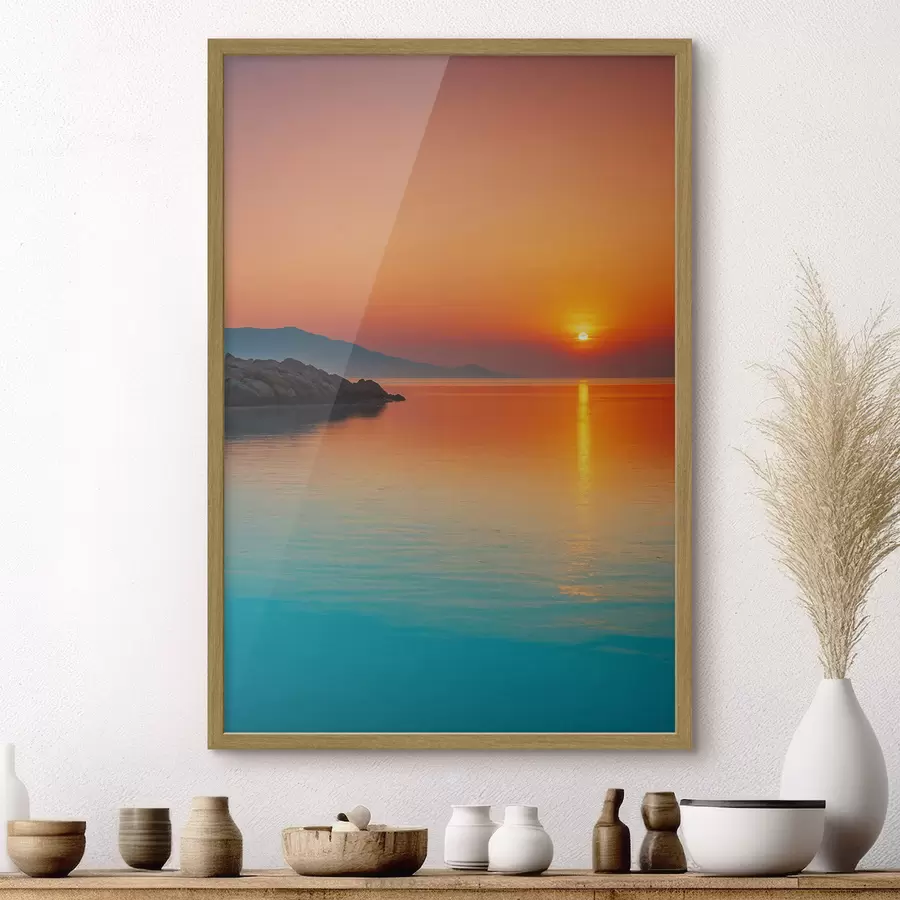 Fototapete Meer bei Sonnenuntergang f40464