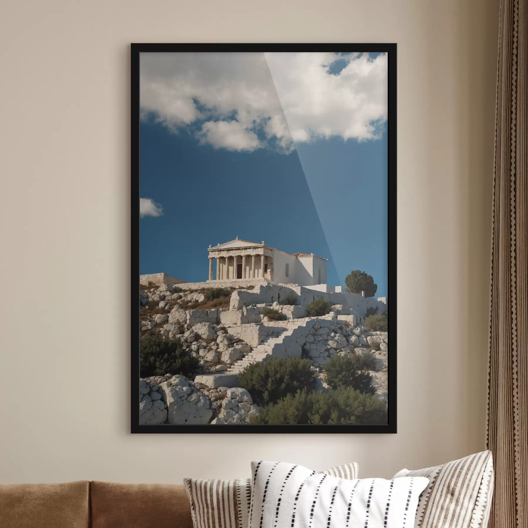 Fototapete Griechische Altbauten f40481