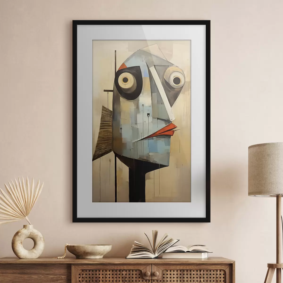 Poster Abstraktes surreales Porträt f40797