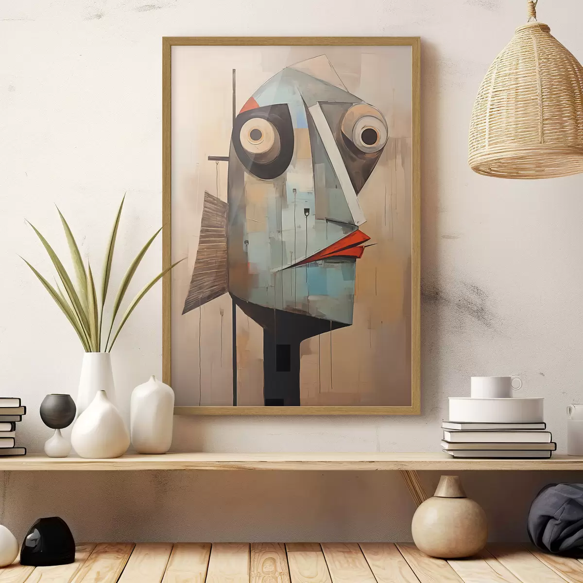 Poster Abstraktes surreales Porträt f40797