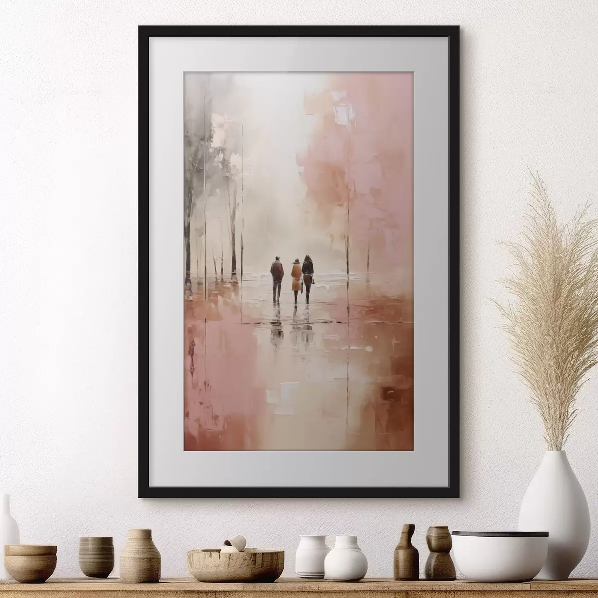 Poster Silhouette und Träumerei f40802