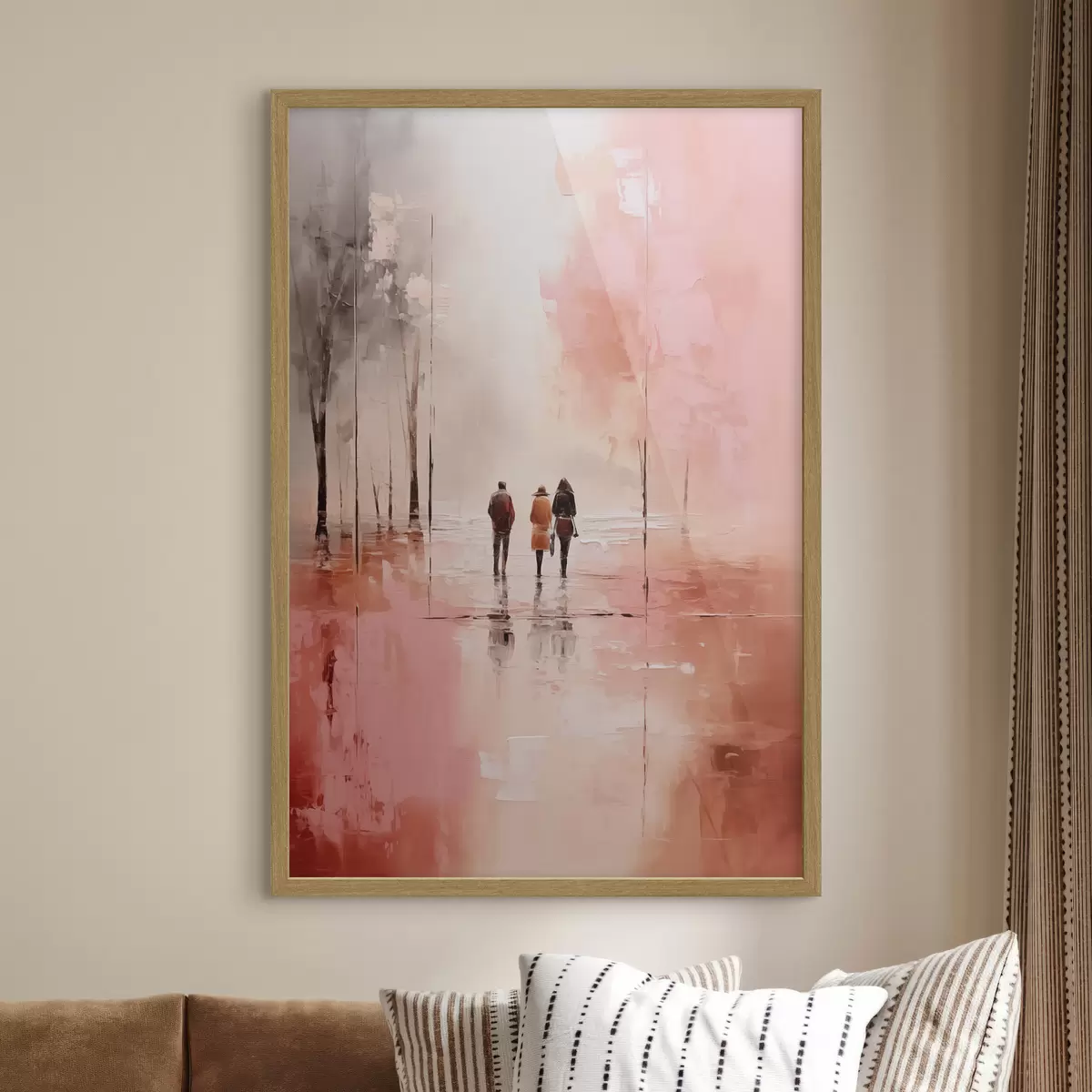Poster Silhouette und Träumerei f40802