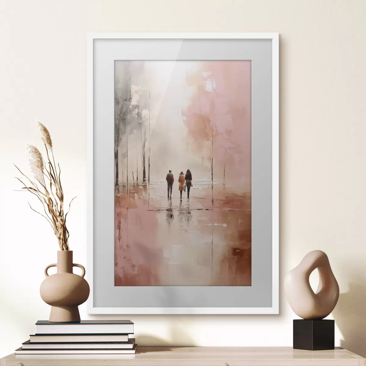 Poster Silhouette und Träumerei f40802