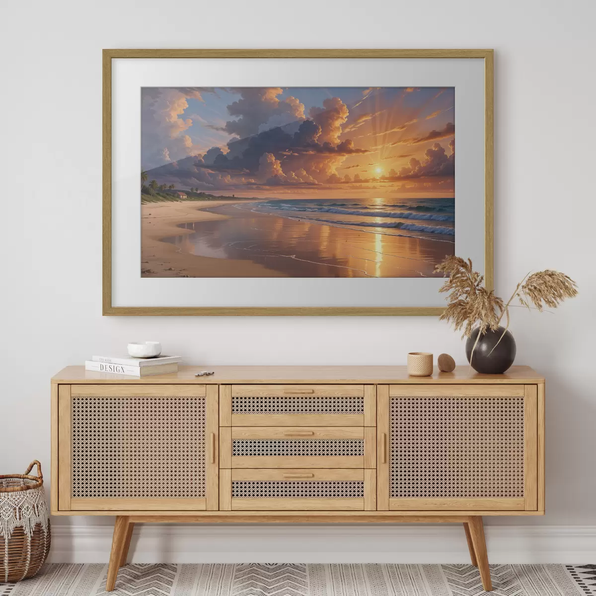 Poster Küste und Leichtigkeit f40599