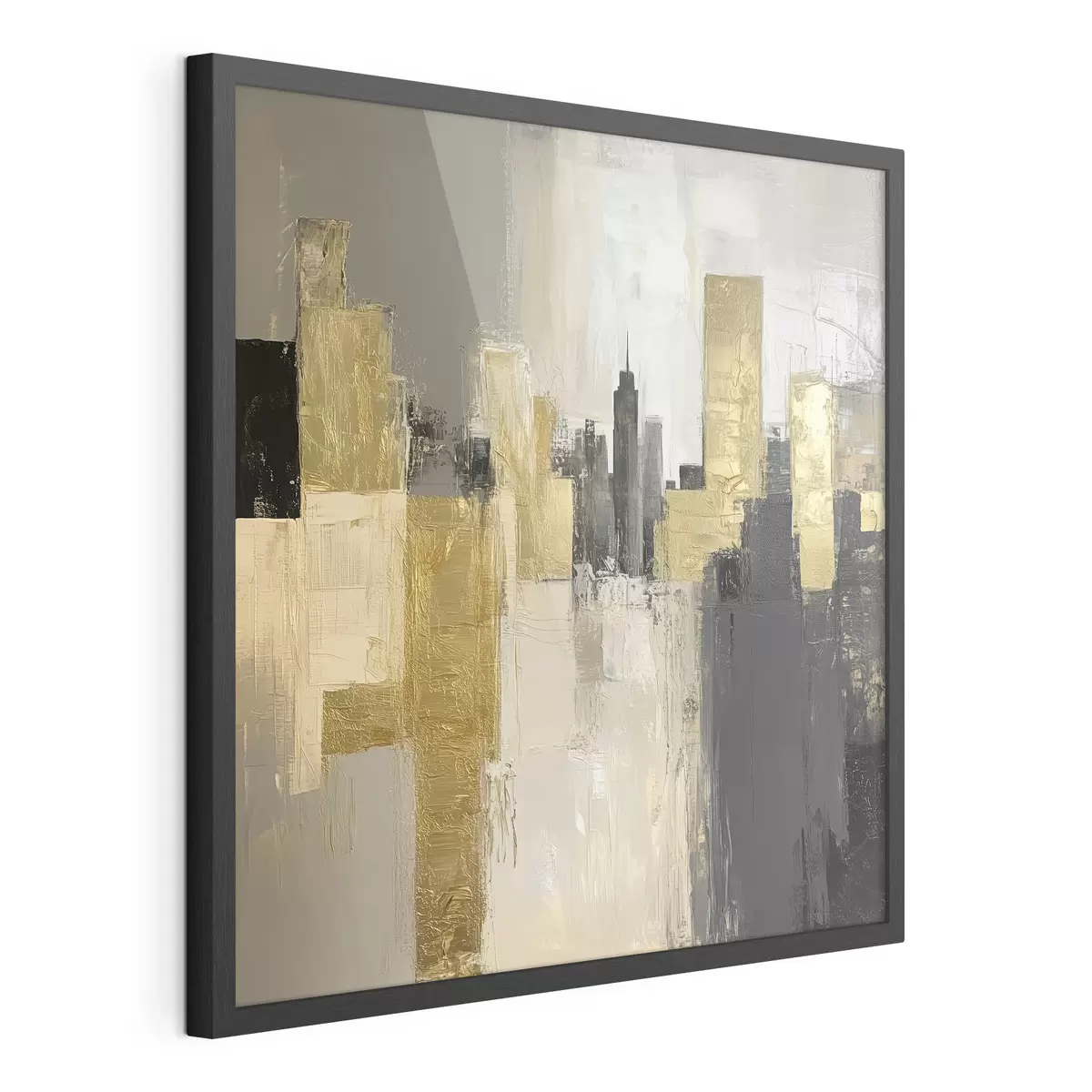 Poster Abstraktes Bild der Stadt f40831
