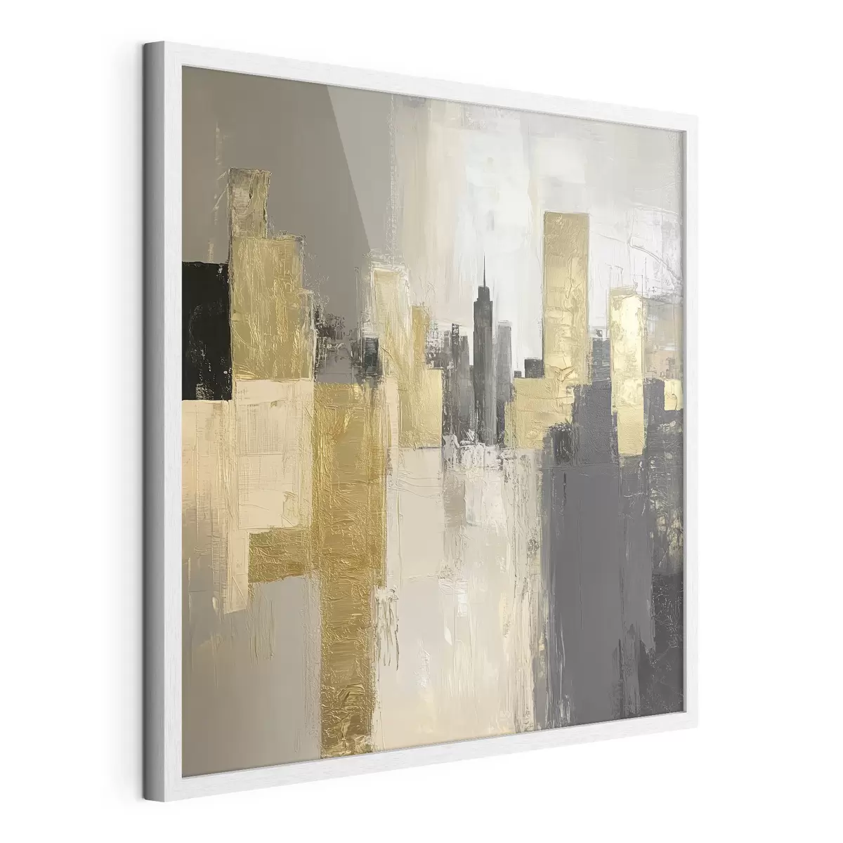 Poster Abstraktes Bild der Stadt f40831