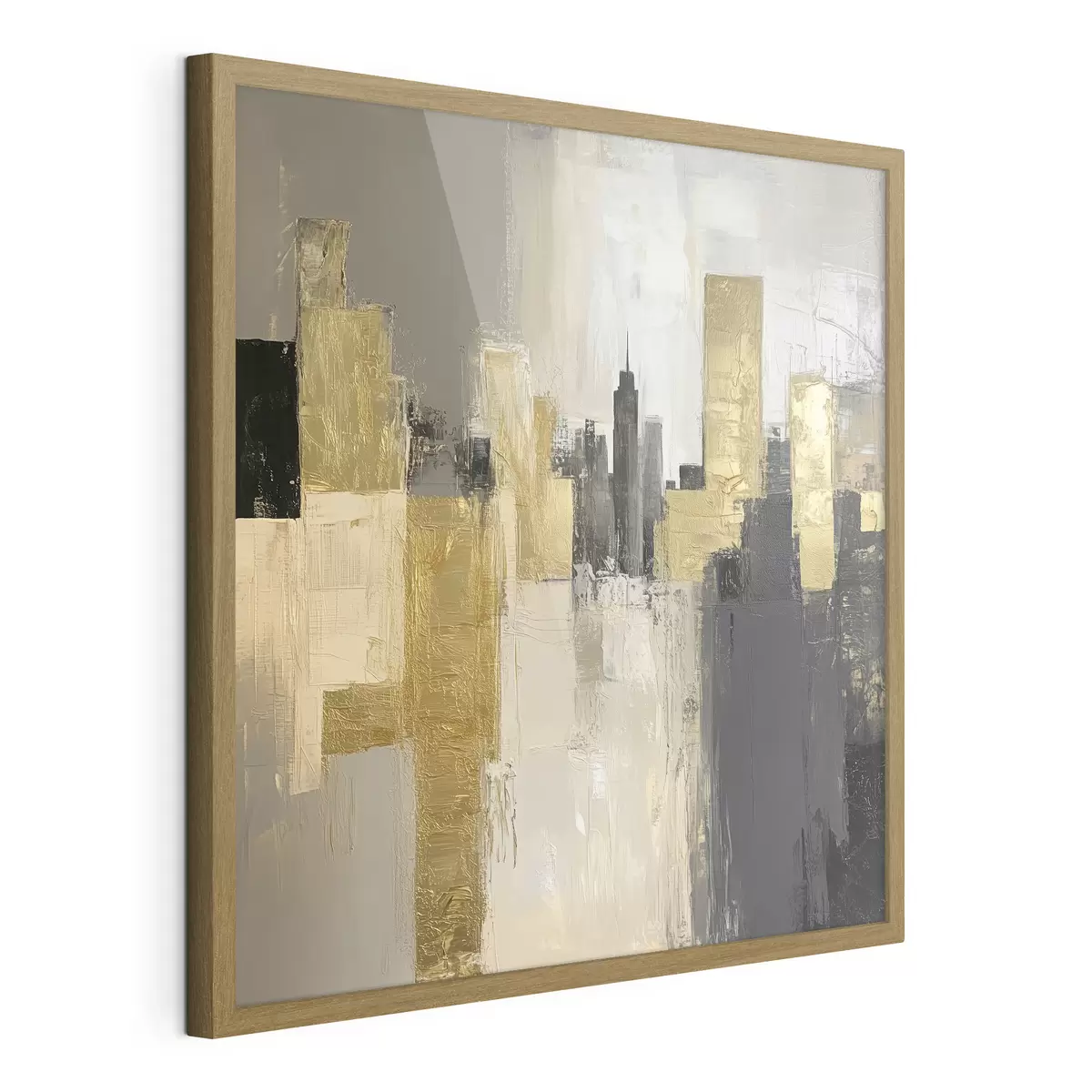 Poster Abstraktes Bild der Stadt f40831