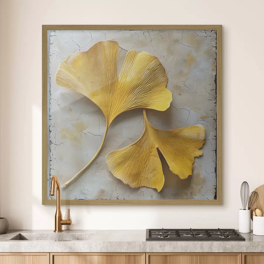 Fototapete Ginkgo-Blätter f40767
