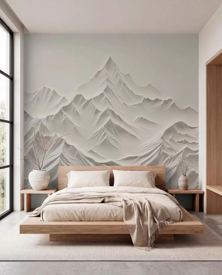 Fototapete Graue Berge w01644