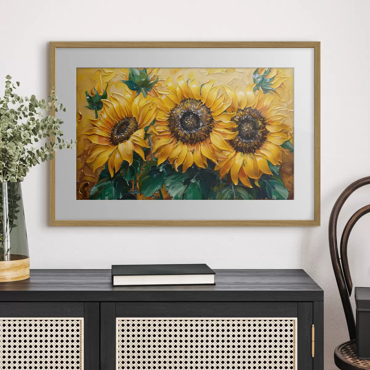 Poster Das Lächeln der Sonnenblumen f40787