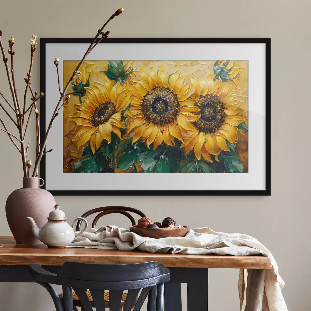 Poster Das Lächeln der Sonnenblumen f40787
