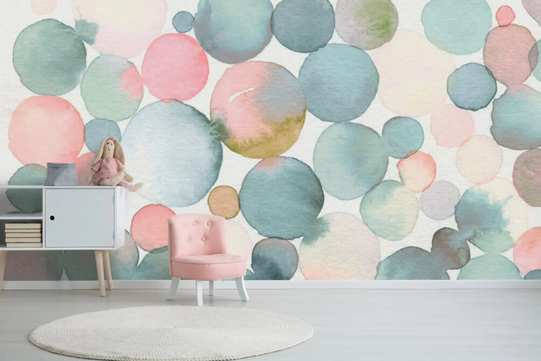 Fototapete Aquarell-Blasen u29990
