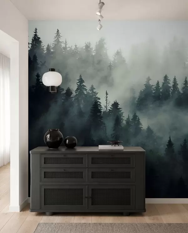 Wald im nebel