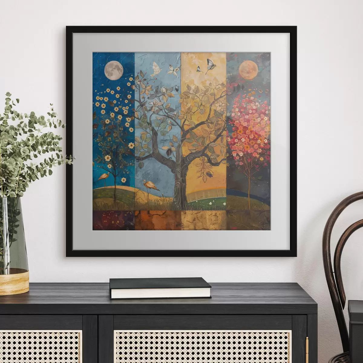 Poster Baum der Jahreszeiten f40921