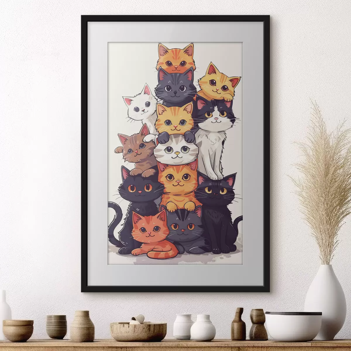 Poster Niedliche Katzen f40924