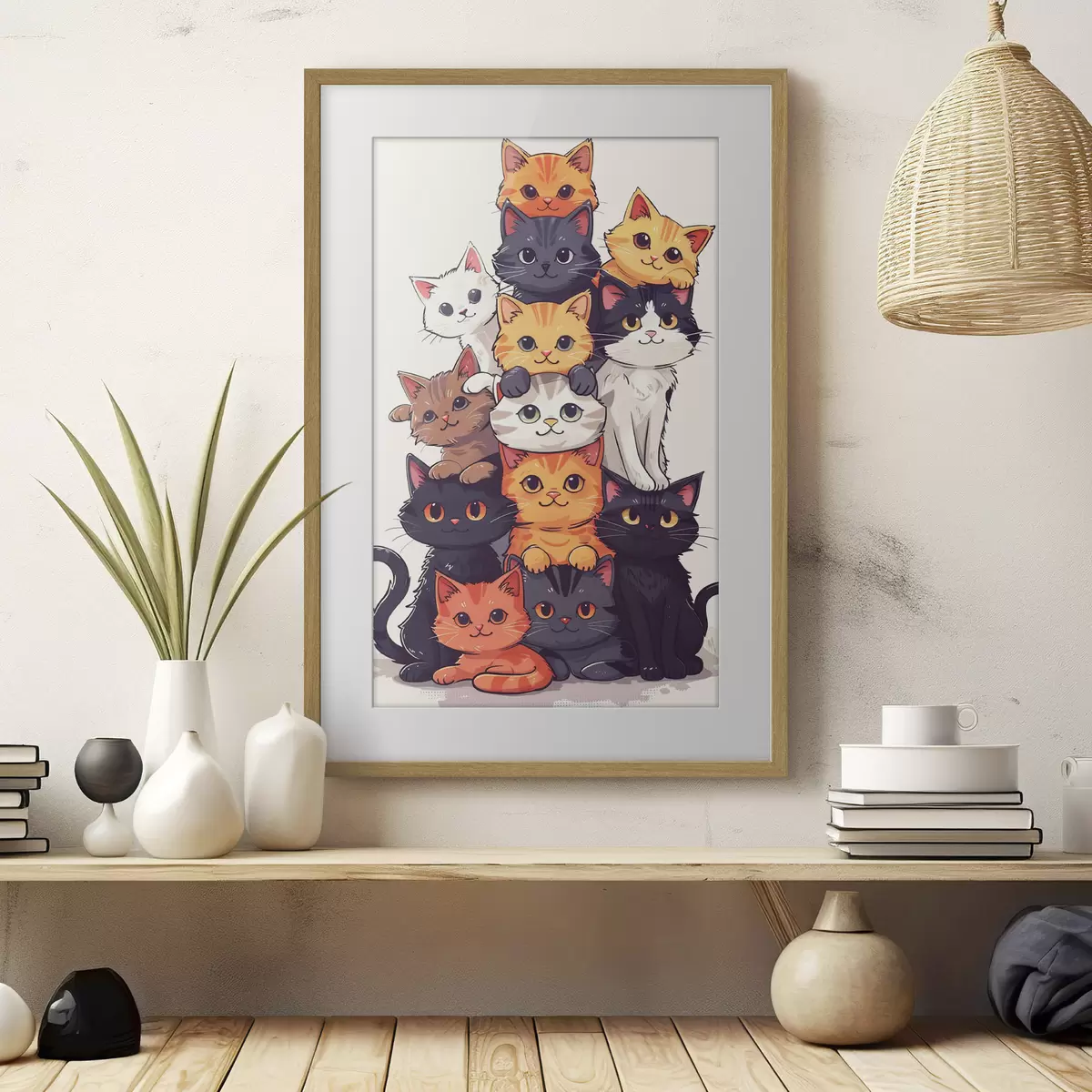 Poster Niedliche Katzen f40924