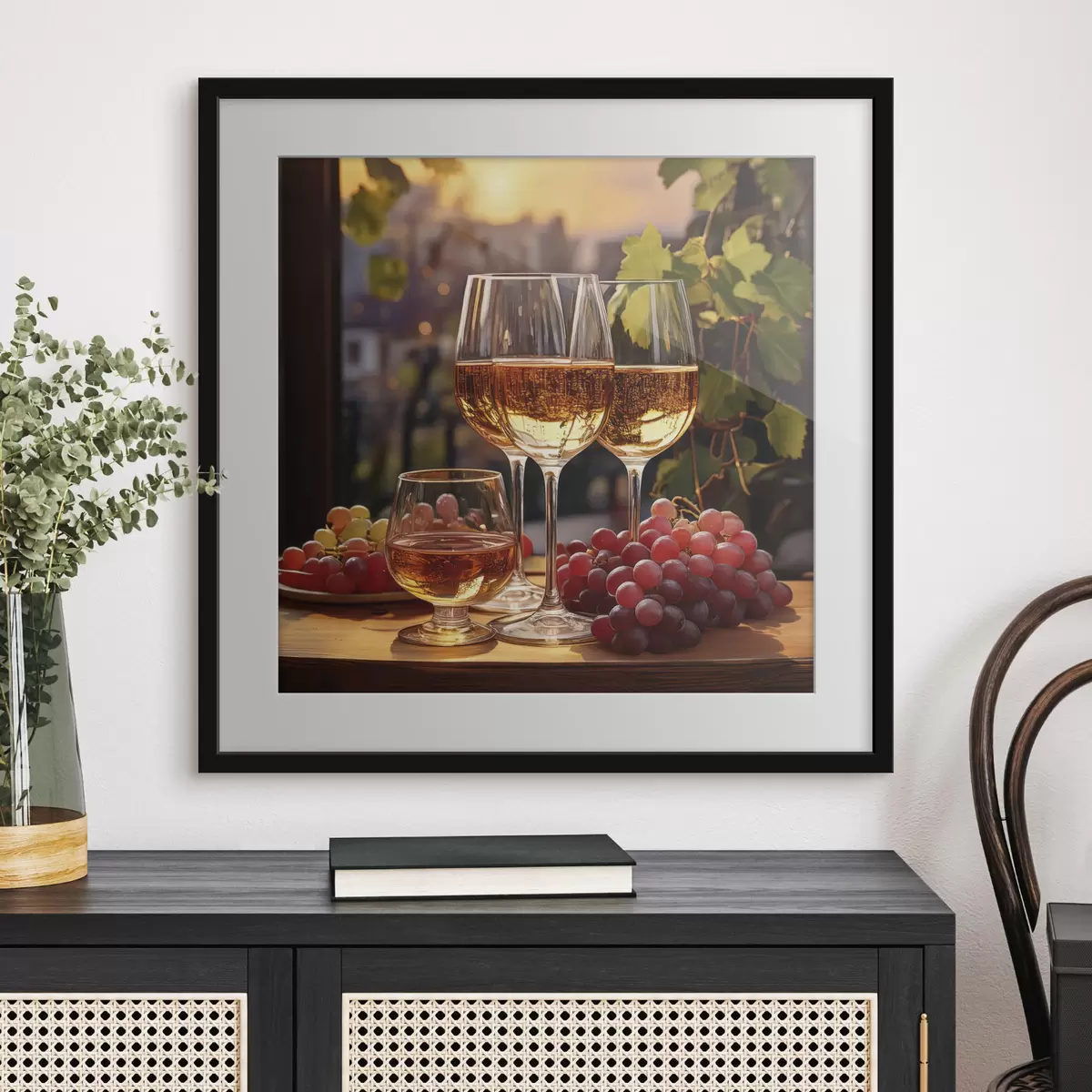 Poster Wein und Geheimnis f41104