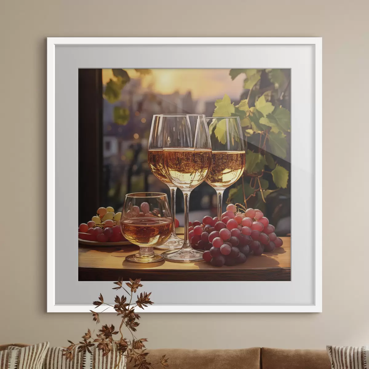 Poster Wein und Geheimnis f41104