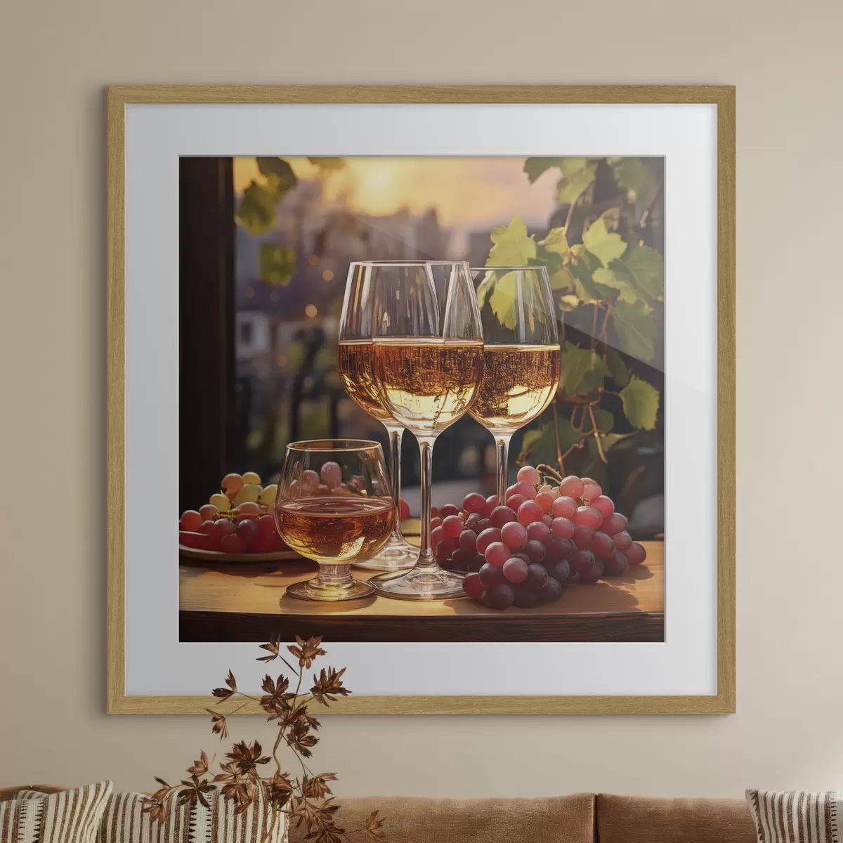 Poster Wein und Geheimnis f41104