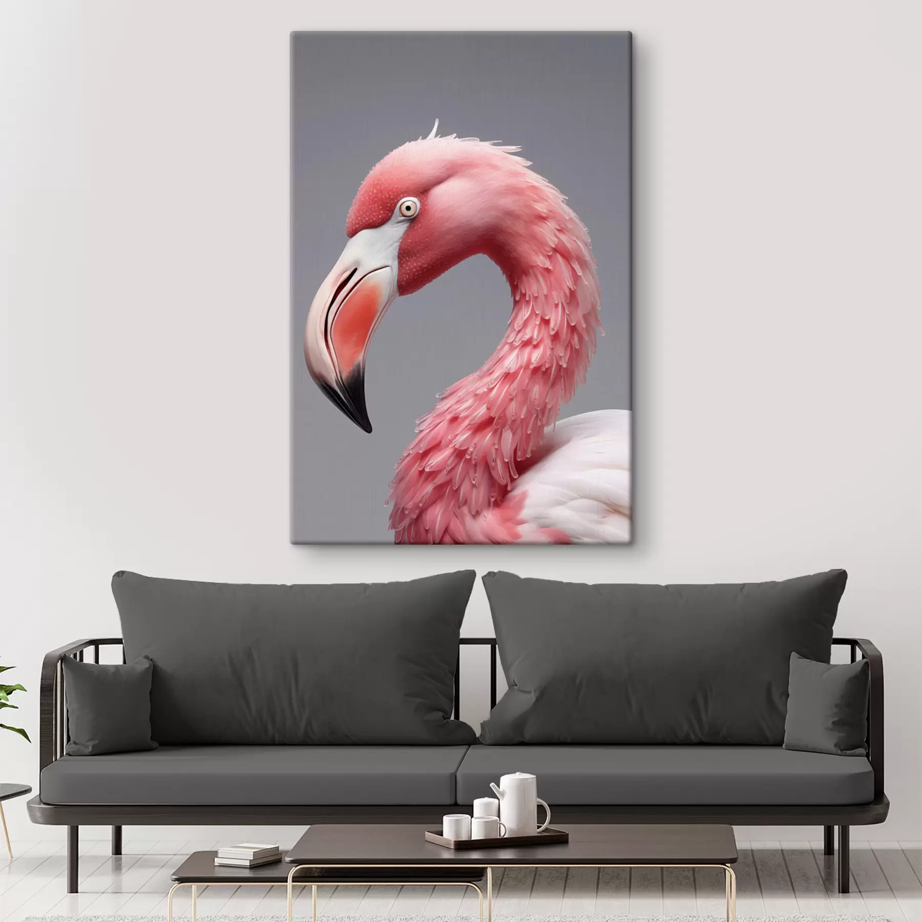 Fototapete luxuriöser Flamingo s41151