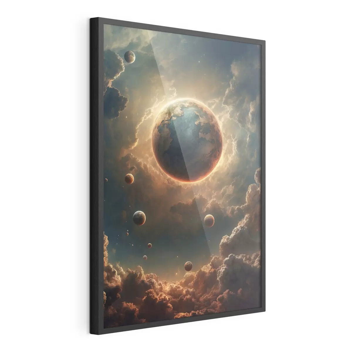 Poster Planet, der die Sonne bedeckt f41034