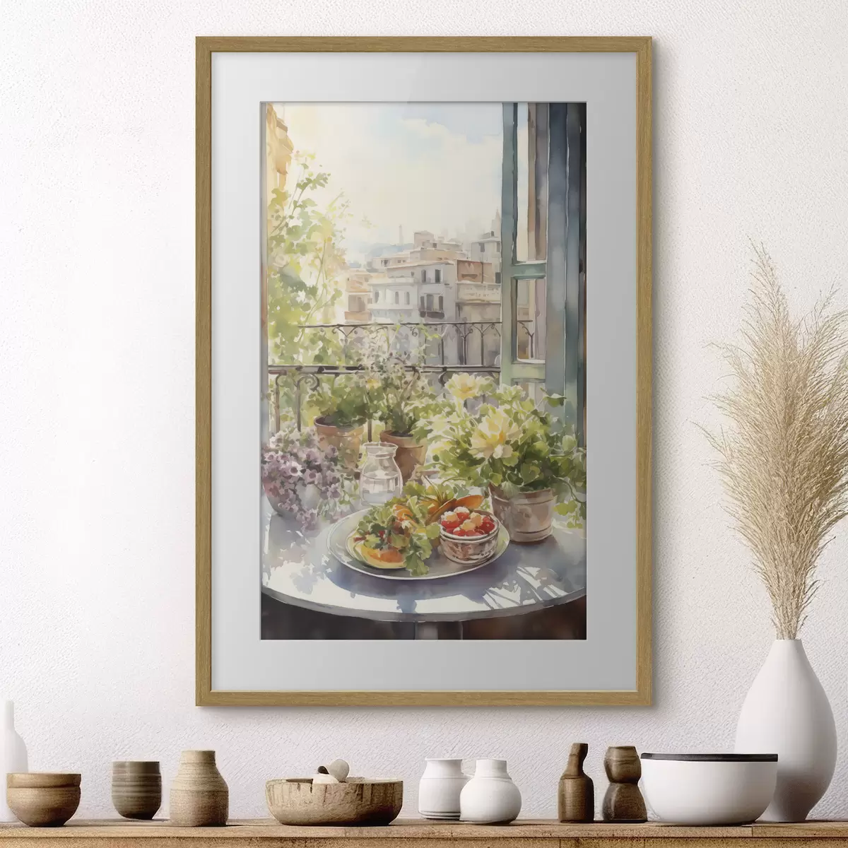 Poster Küche und Begegnung f41168