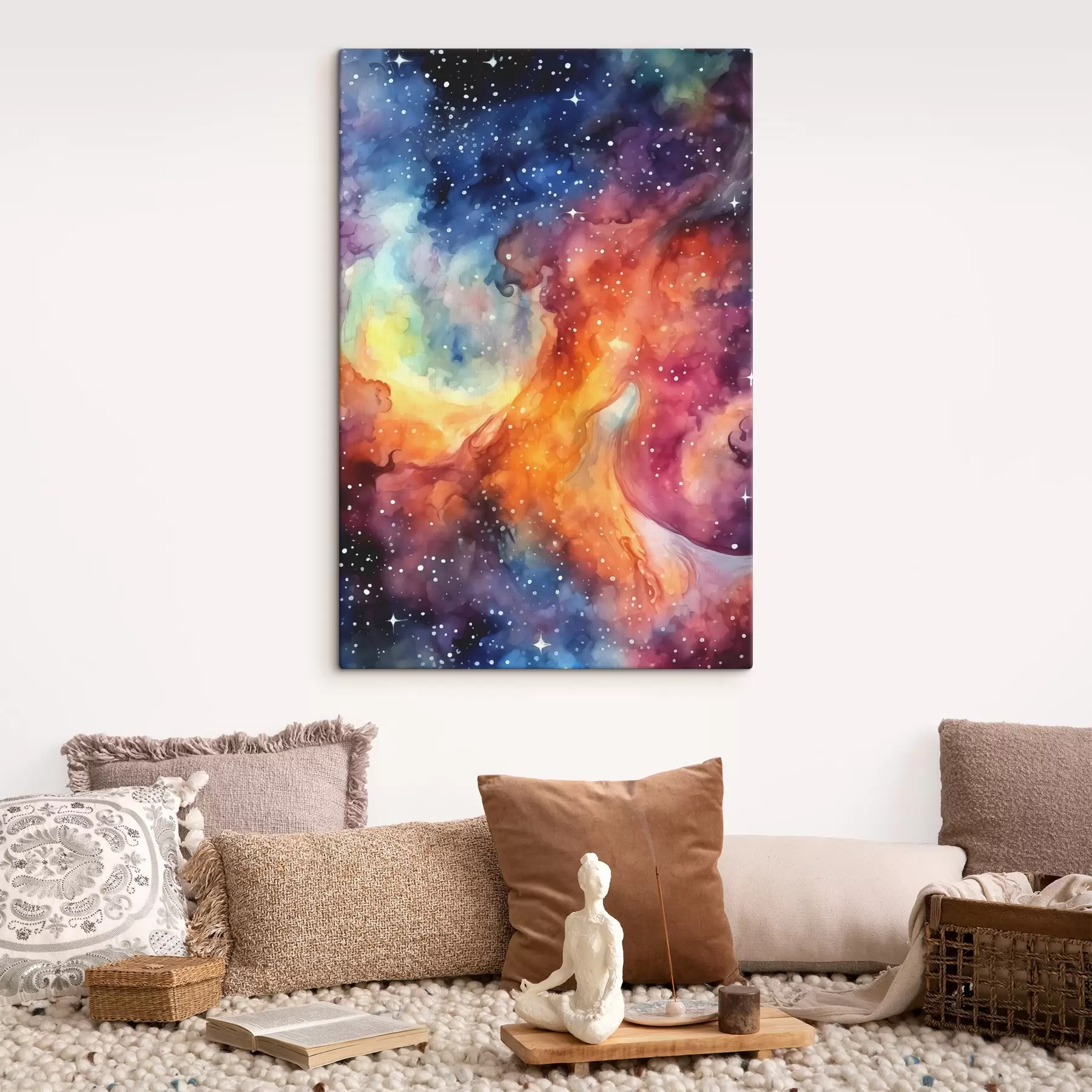 Fototapete Lebendige Farben der kosmischen Weite s39019
