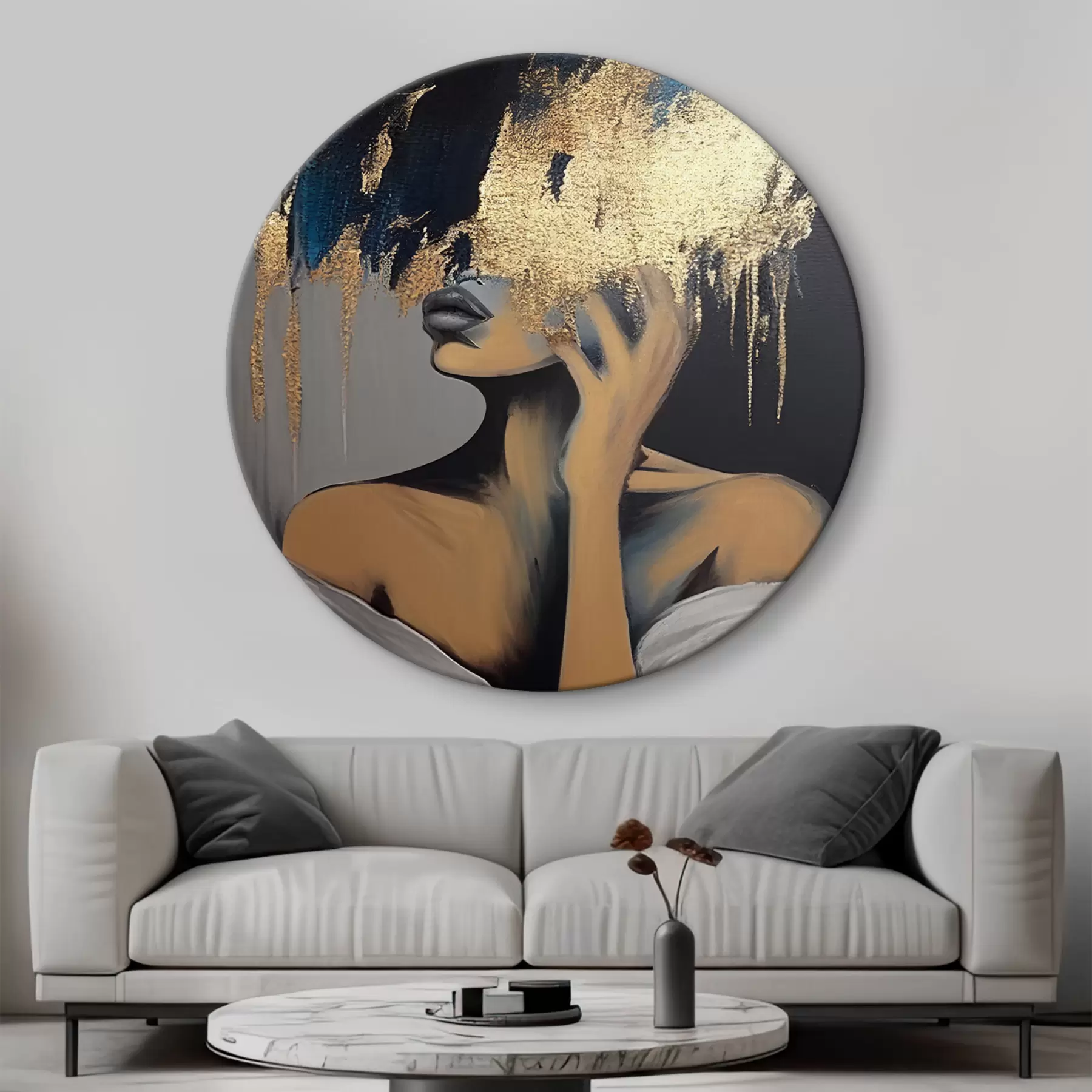 Fototapete Frisur, Schulter und Wimpern r34863