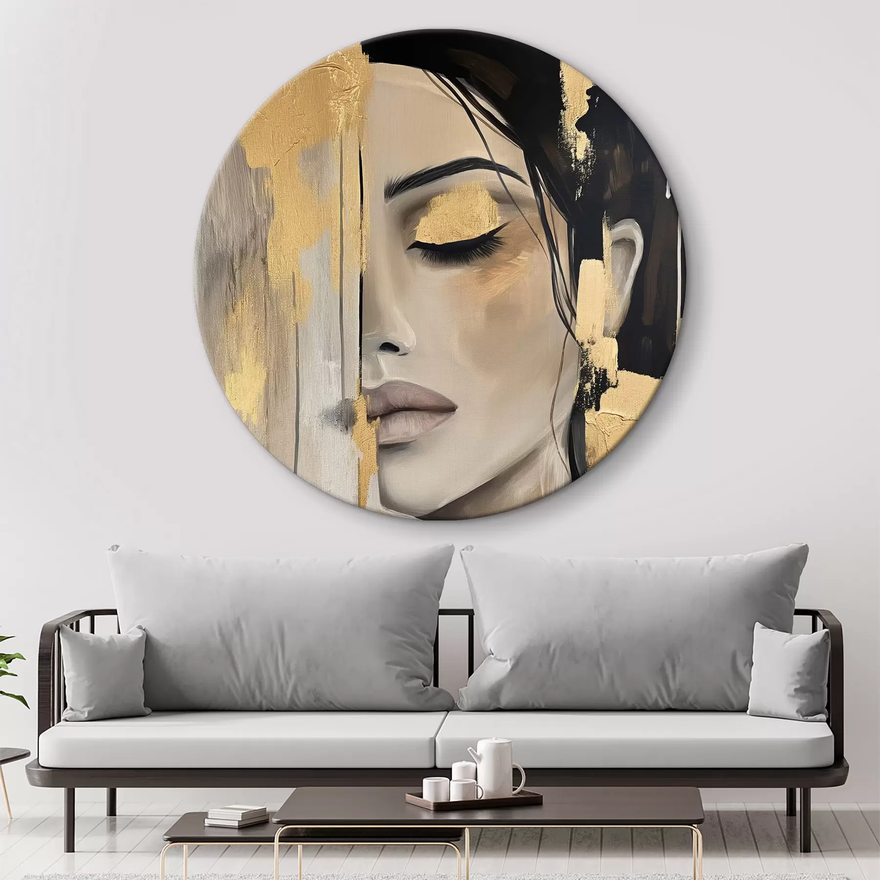 Fototapete Das Mädchen in Farbe r38793