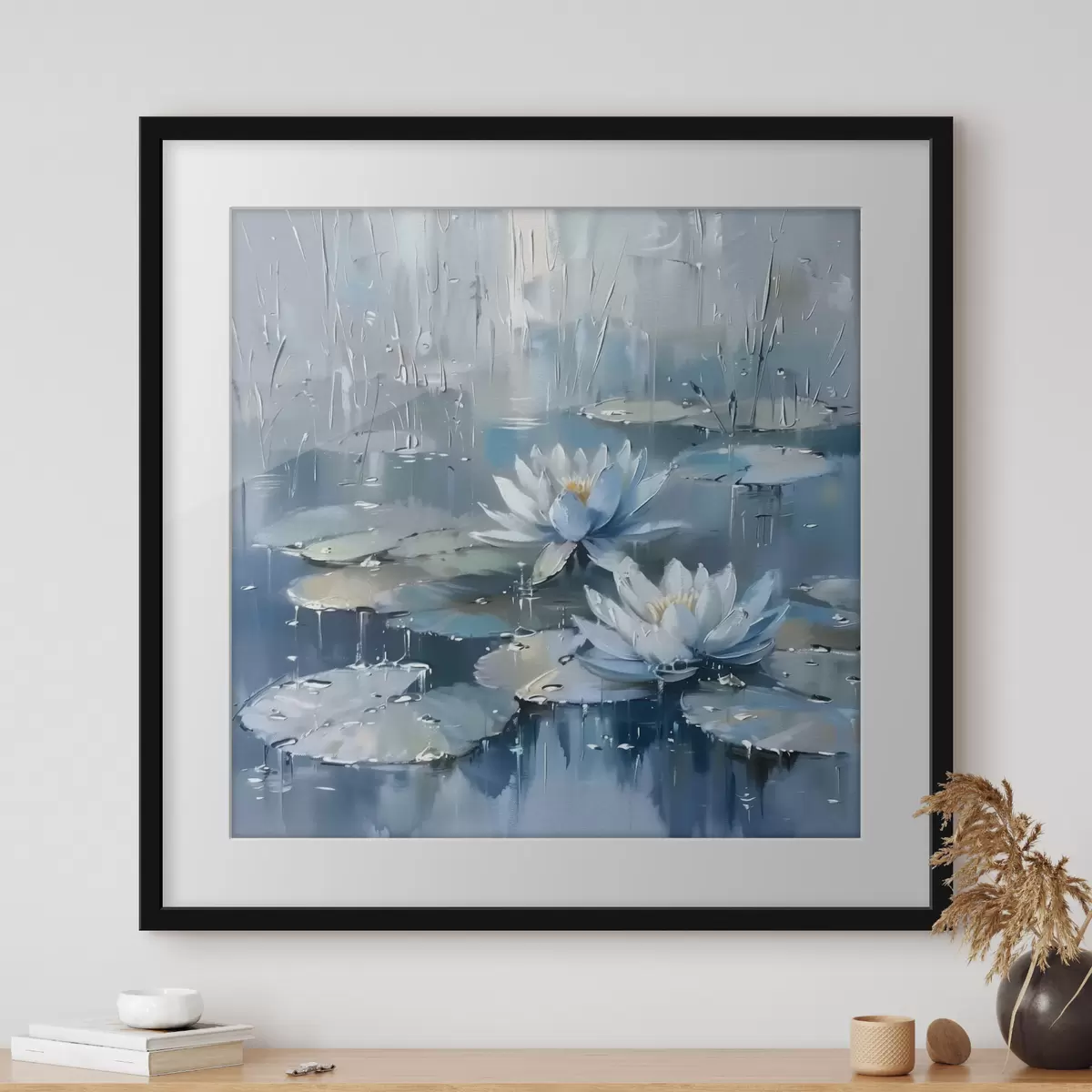 Poster Stilvolle Seerosen f41399