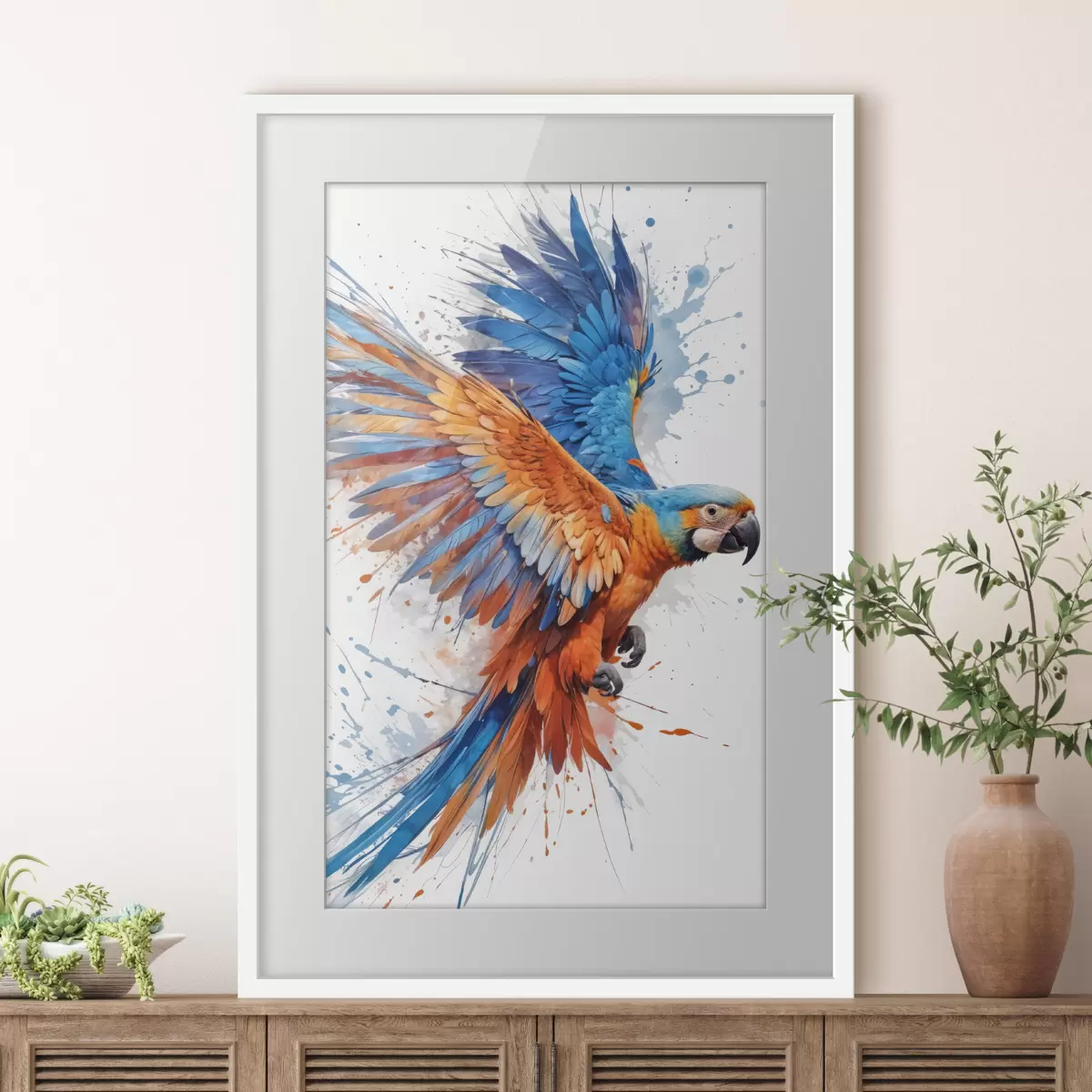 Poster Vögel und Pause f41250