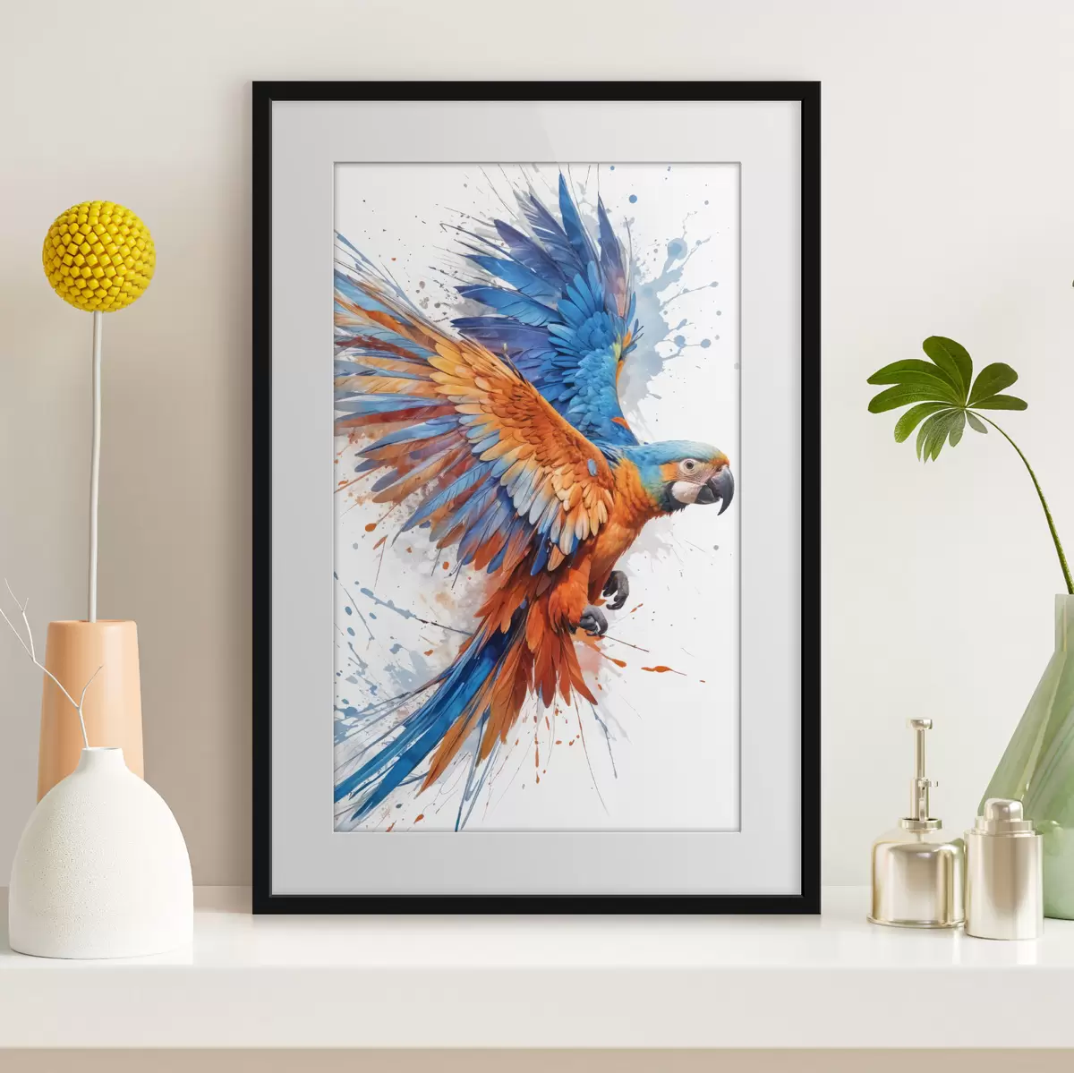Poster Vögel und Pause f41250