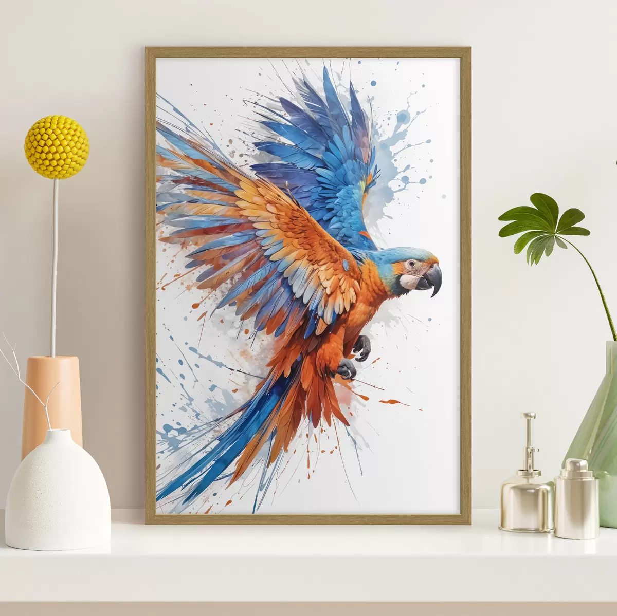 Poster Vögel und Pause f41250