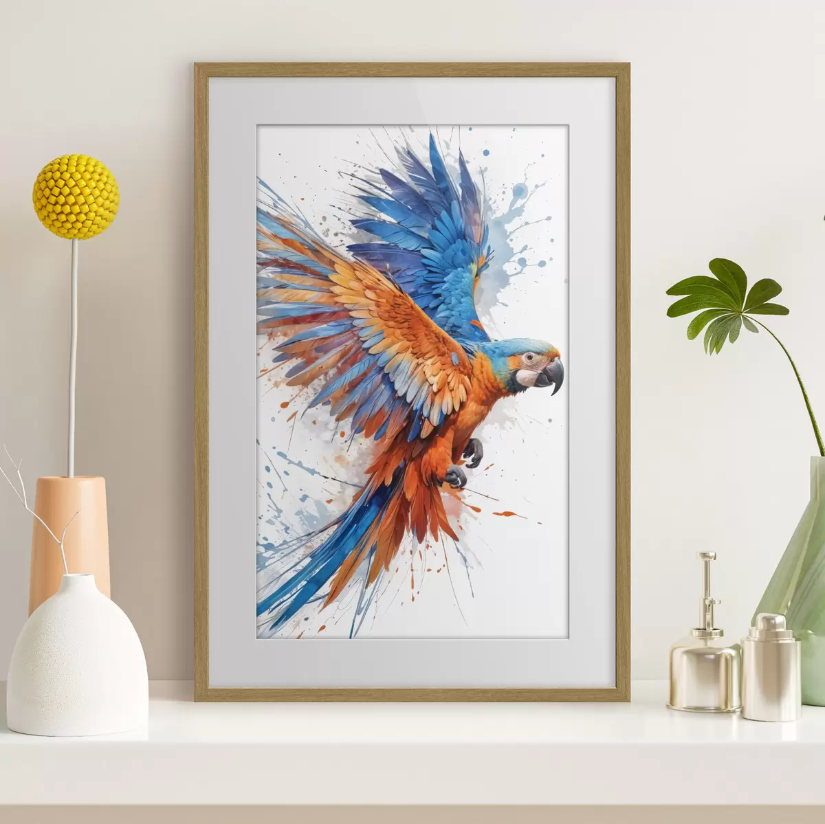 Poster Vögel und Pause f41250