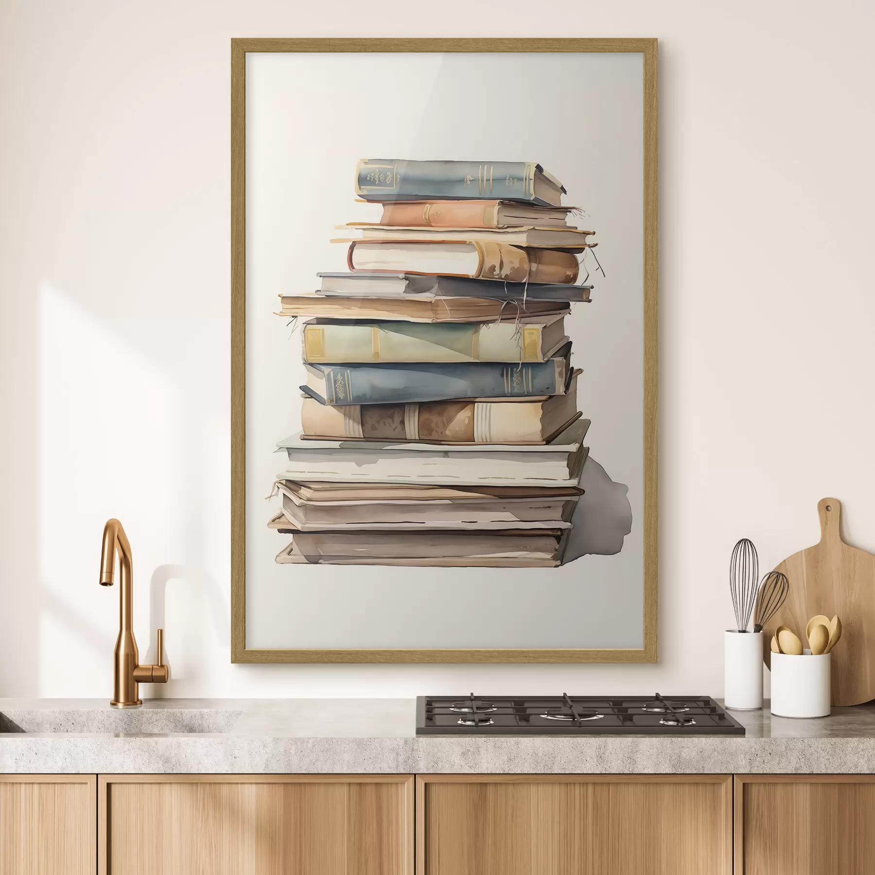 Fototapete Ein Stapel alter Bücher f41192