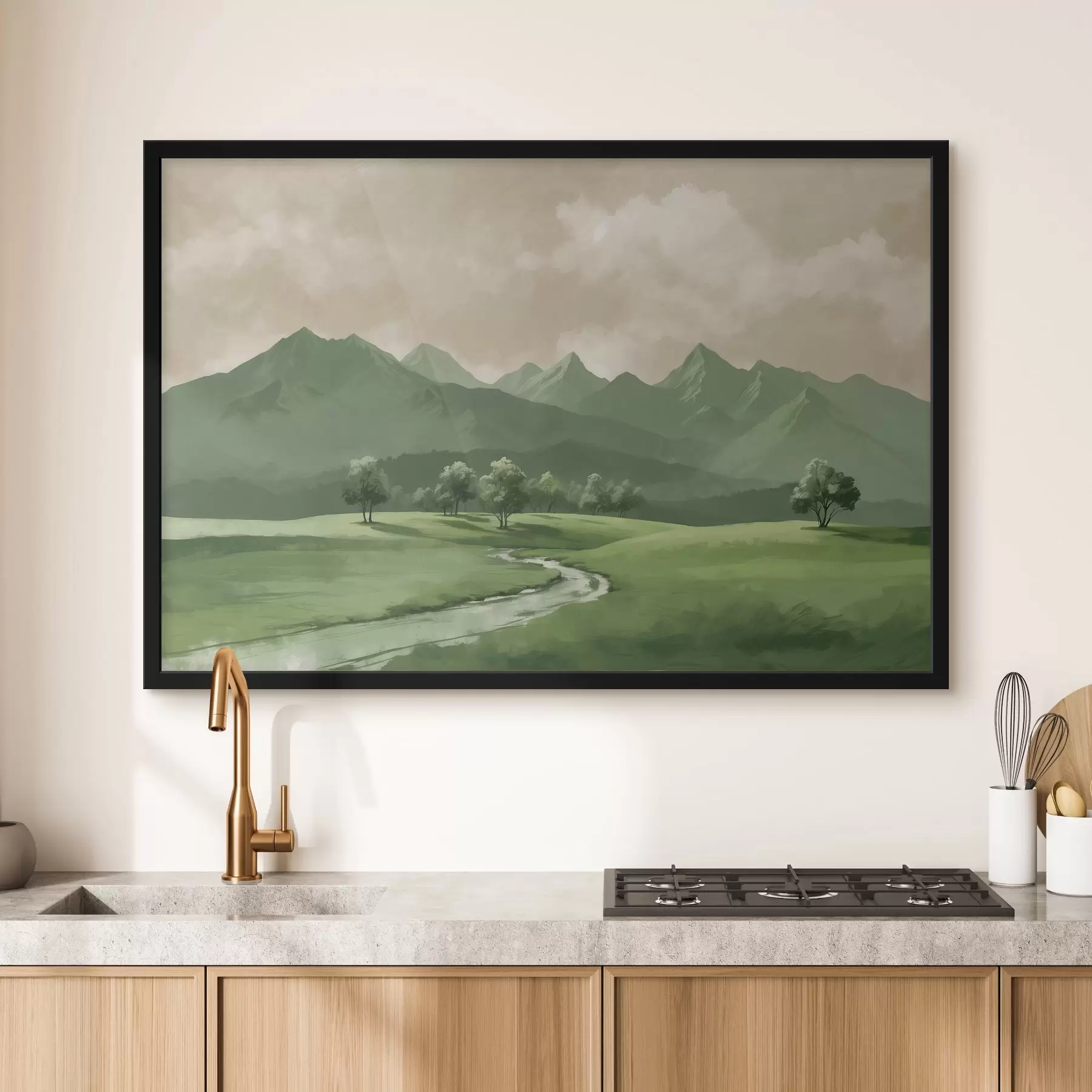 Fototapete Weg in die Berge f41308