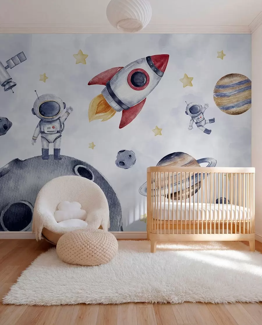 Fototapete Astronauten im Weltraum w01461