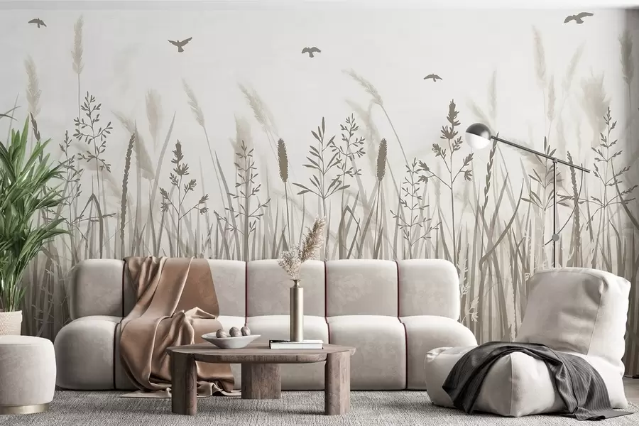 Fototapete Ein Feld voller Ähren w02119