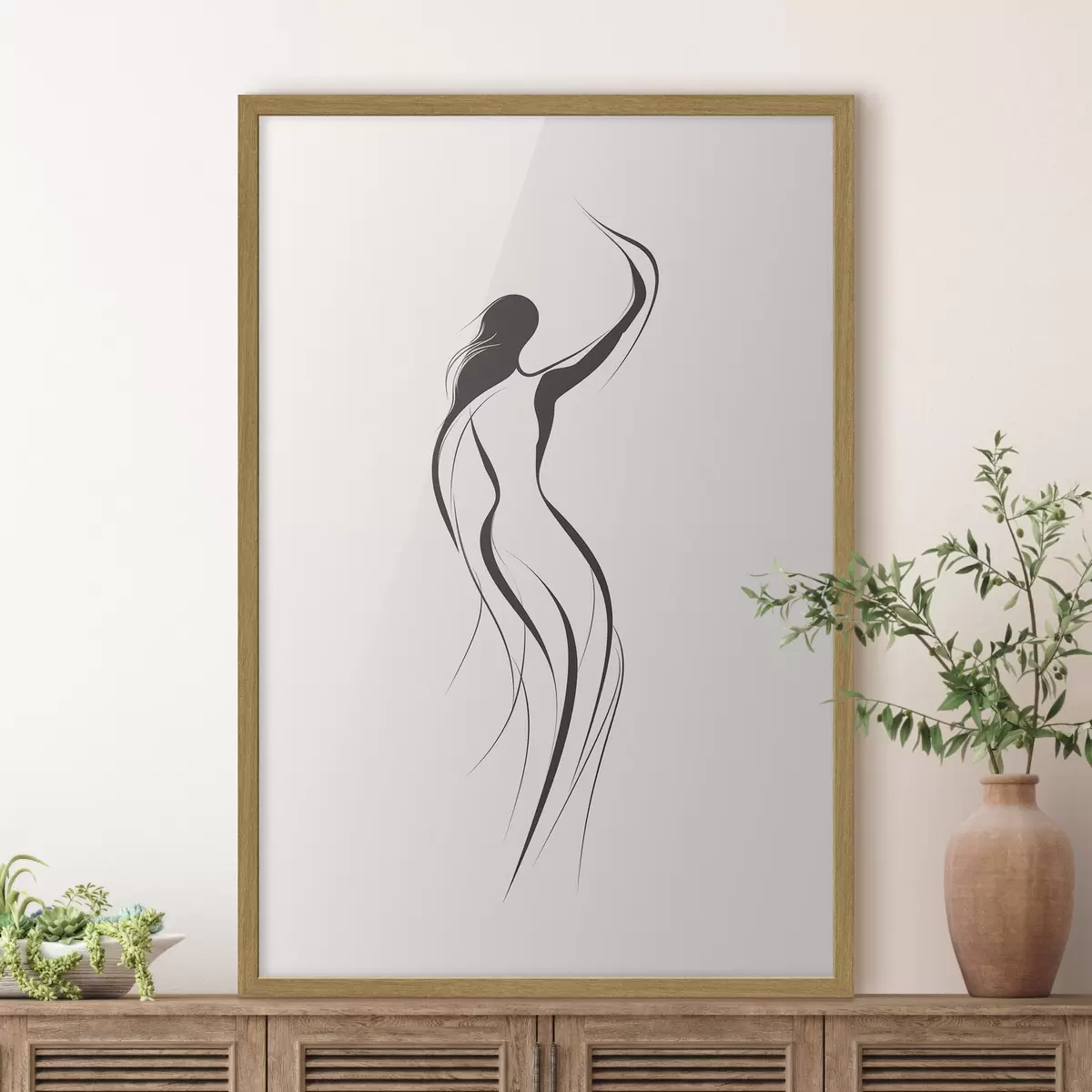 Poster Tanzende Abstraktion f41487