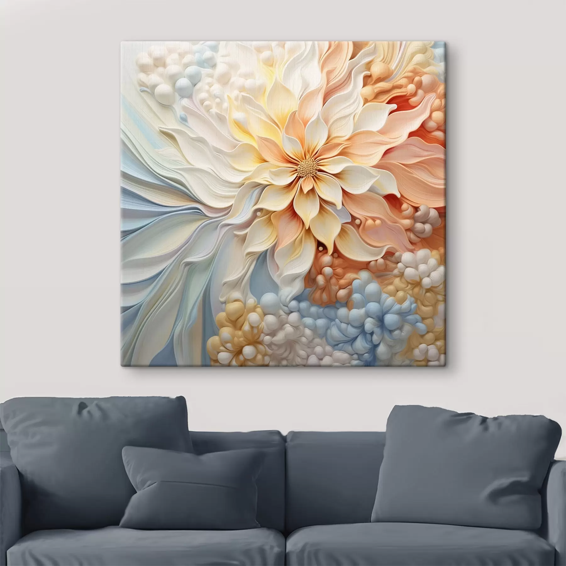 Fototapete Volumetrische große Blume s41552