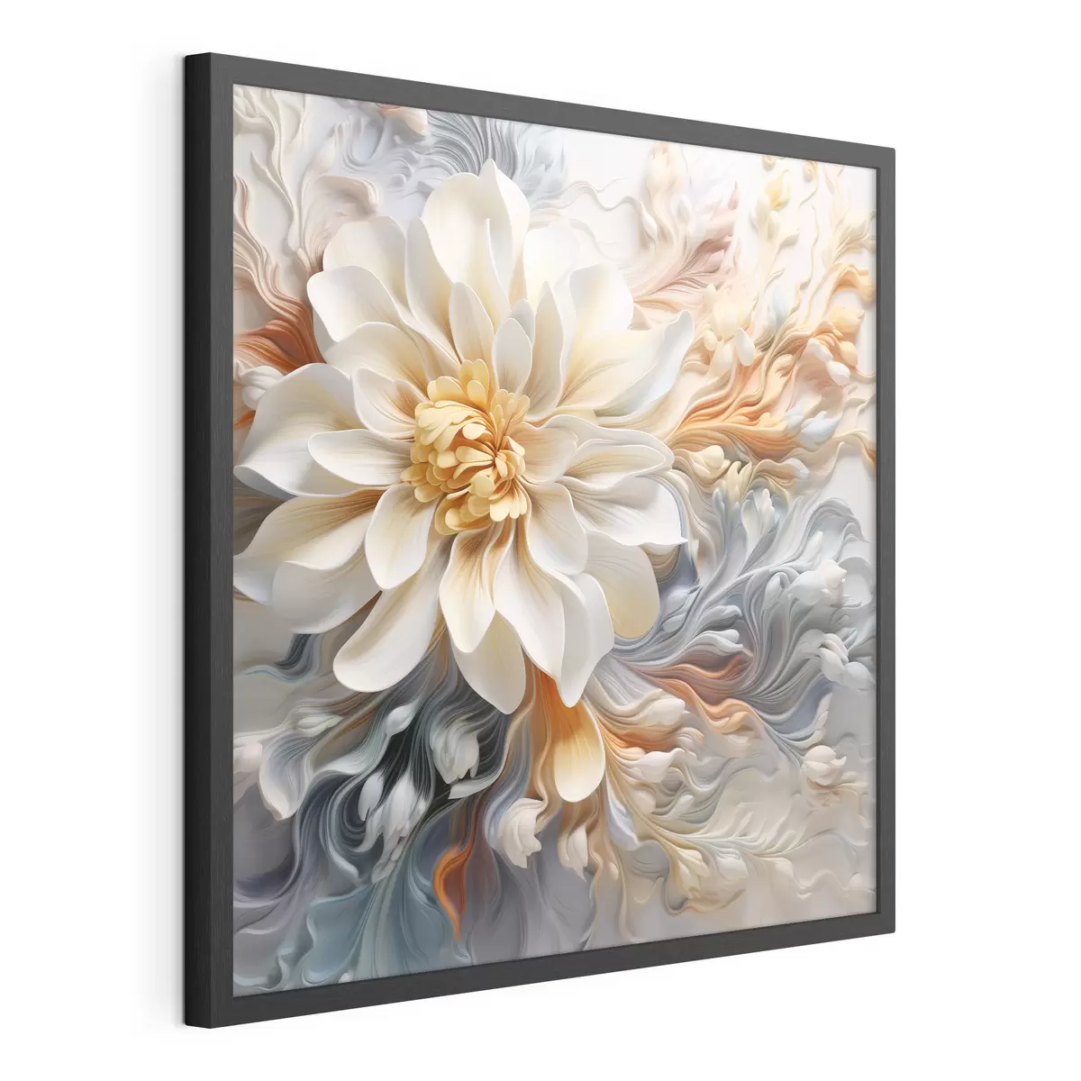 Poster Volumetrische abstrakte Blume f41551