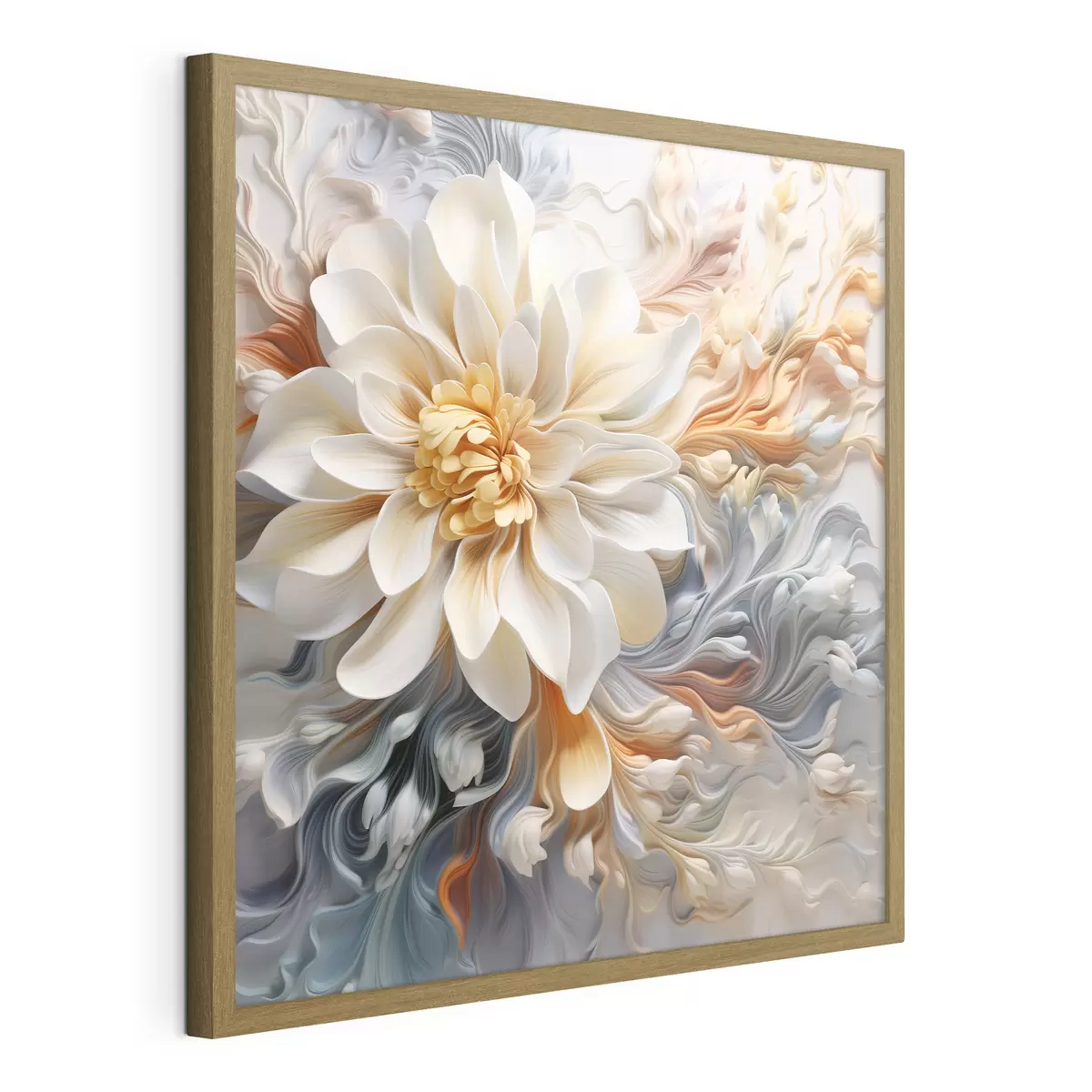 Poster Volumetrische abstrakte Blume f41551