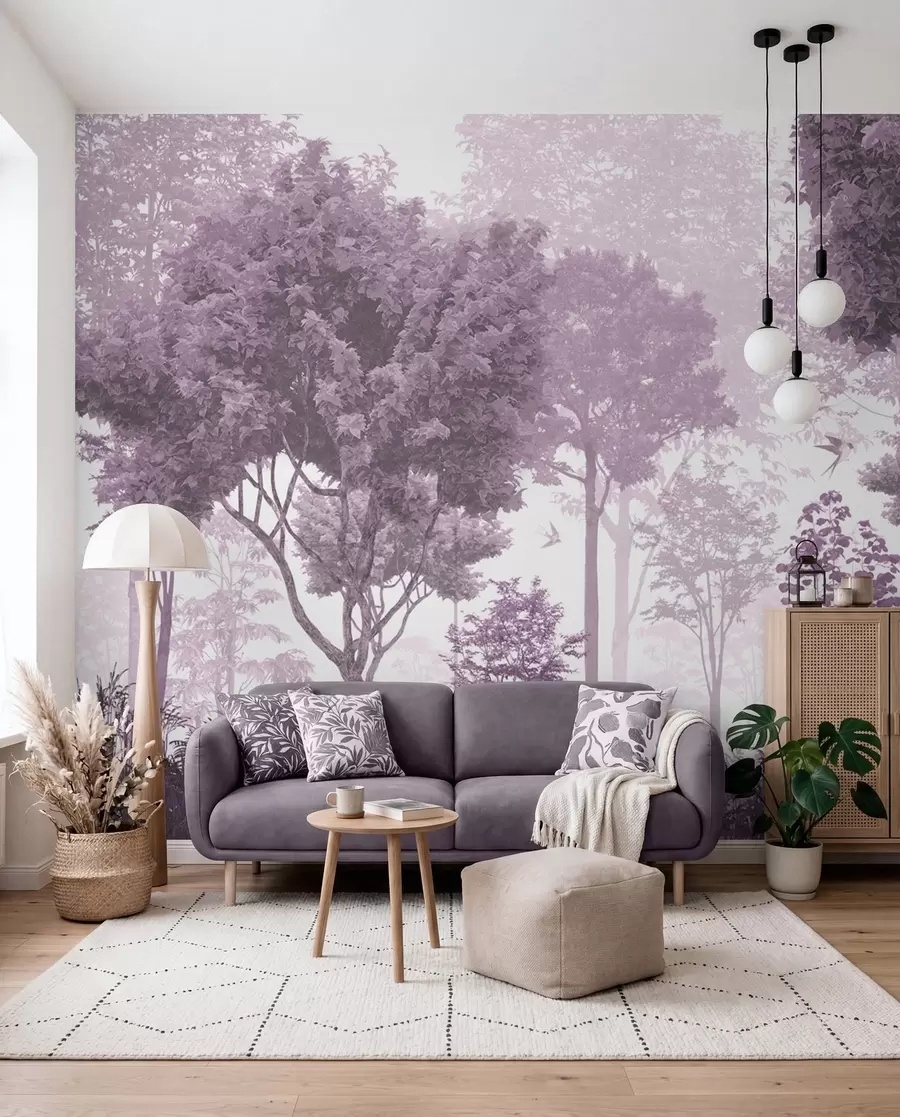 Fototapete Waldlichtung — Mauve u72134v4